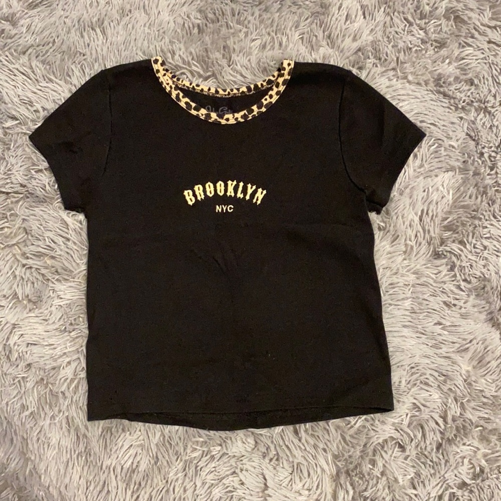 Brooklyn NYC cropped tee size XSG